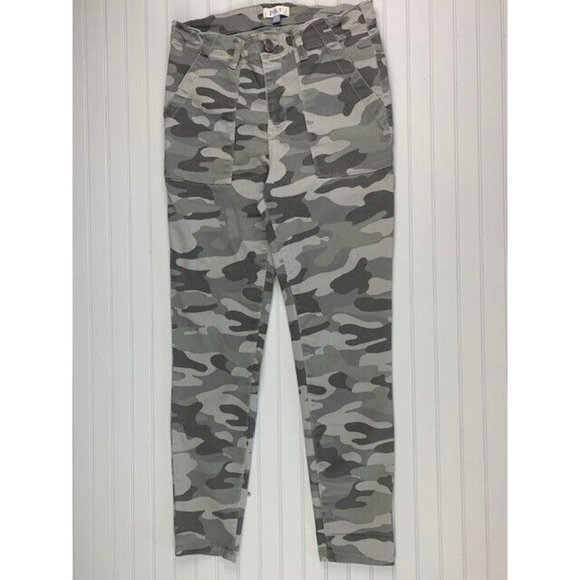 Jolt Size 5 27 Womens Jeans Camouflage Stretch Mid Rise - Picture 1 of 4